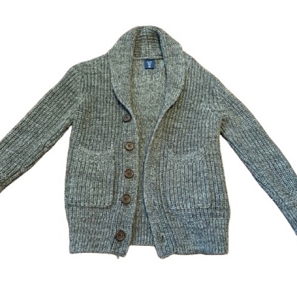 GapKids knit Button Down Sweater - Picture 2 of 3